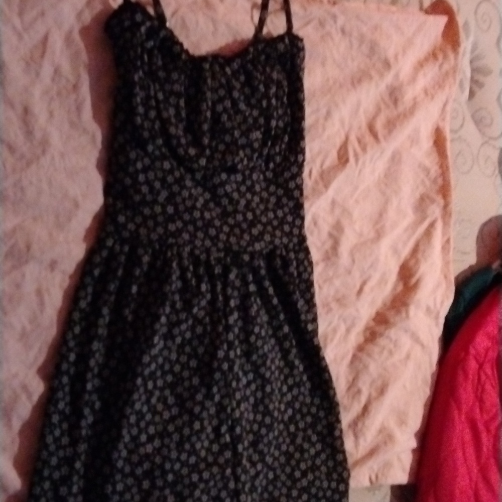 Romper dress with flowers
